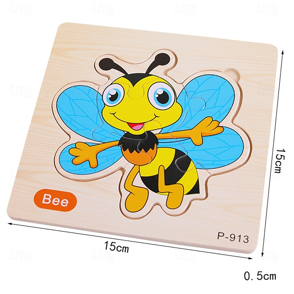 16pc Toddler Learning Puzzles - Set of 16 Wooden Peg Board Puzzles for Ages 1 2 3 - Develops Hand-Eye Coordination & Cognitive Skills Christmas Gift 2025 - $38.99 –P20