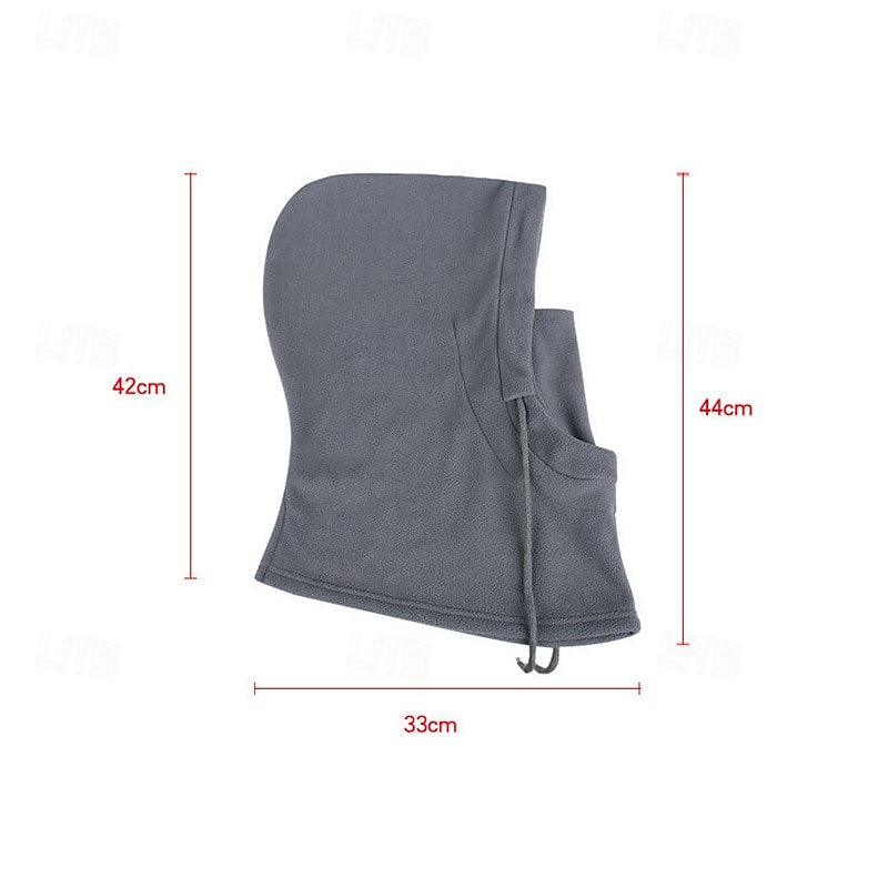 Bărbați Unisex Balaclava Ski Pălărie Balaclava Cagulă din fleece Pălării de iarnă Căciuli  Negru Roz Îmbujorat Poliester Cordon Lână  Casual Comfortabil În aer liber Purtare Zilnică Culoare solid 2026 - $9.99 –P9