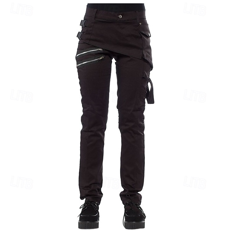 Women's Skinny Chinos Fashion Streetwear Casual Full Length High Waist Plain Pocket Comfy Soft Comfortable Inelastic Outdoor Street Army Green Black Red Spring Fall Winter Regular Fit 2026 - $49.99 –P5