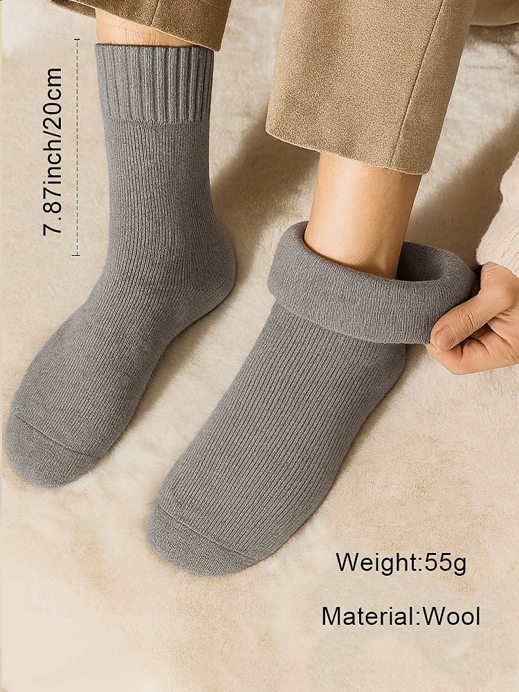 Men's Cotton Fleece-Lined Socks - Warm, Soft Thermal Socks for Winter, Outdoor Activities and Everyday Comfort 2026 - $7.99 –P6