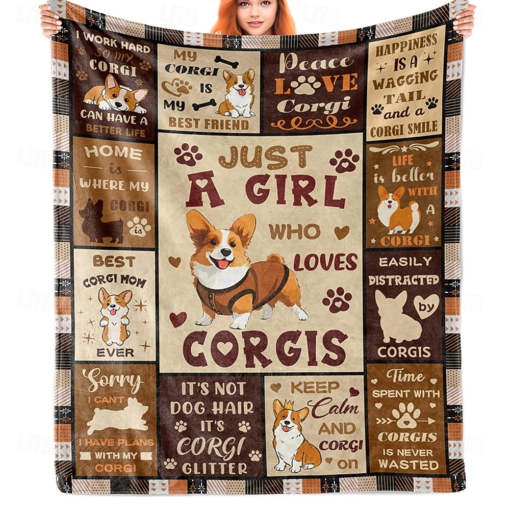 2026年 フリースブランケット ソファ用スローブランケット 犬 pet かわいいスタイル 3D ソファー ベッドサイド 装飾ブランケット 暖かい毛布 ホームデコレーション  コレクション – $19.49 –P1