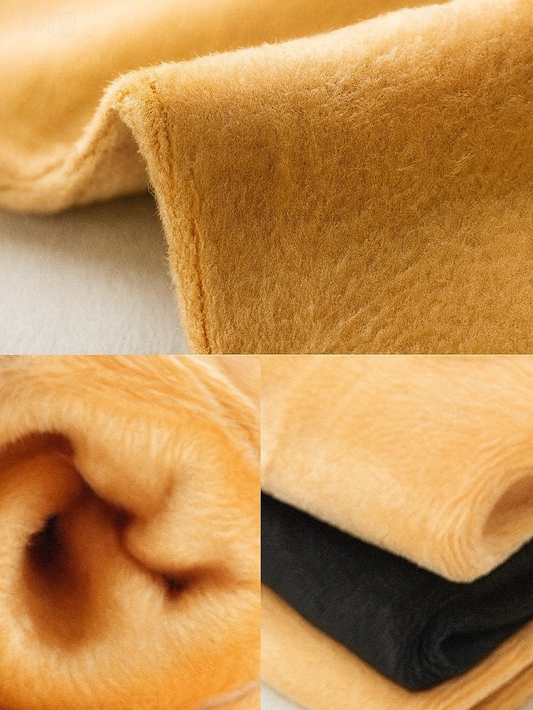 مجموعة جوارب حرارية مبطنة بالصوف للنساء، جوارب شتوية ناعمة ودافئة بألوان متعددة، هدية عيد ميلاد مريحة للطقس البارد والارتداء المنزلي 2025 - $11.99 –P8