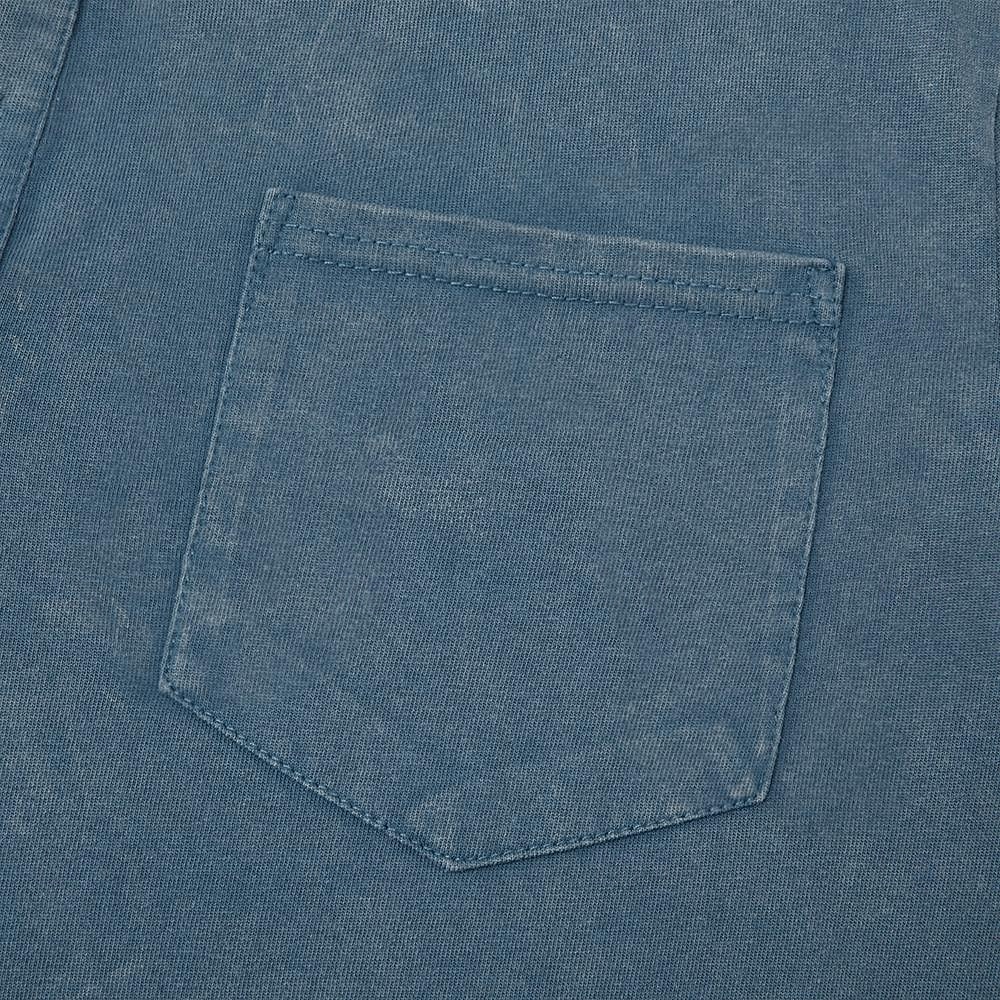 Férfi Henley ing 100% Cotton Acid Wash ing Póló póló Hosszú ujj Régies (Vintage) Retró Alkalmi Régies stílus Kimosva Henley Hétköznapi Tavasz Ősz Minden évszak Sötétbarna Fekete Rózsaszín Henley póló 2026 - $31.99 –P6