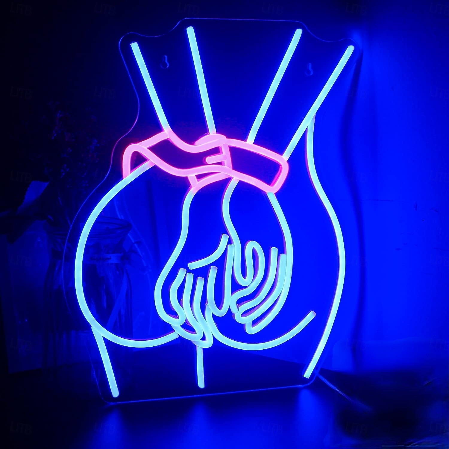 Bar piękno LED neon dekoracja ścienna seksowna dziewczyna nastrojowe światło zasilanie USB ściemnialna ozdoba na biurko dekoracja świetlna rekwizyty 2026 - $43.99 –P1