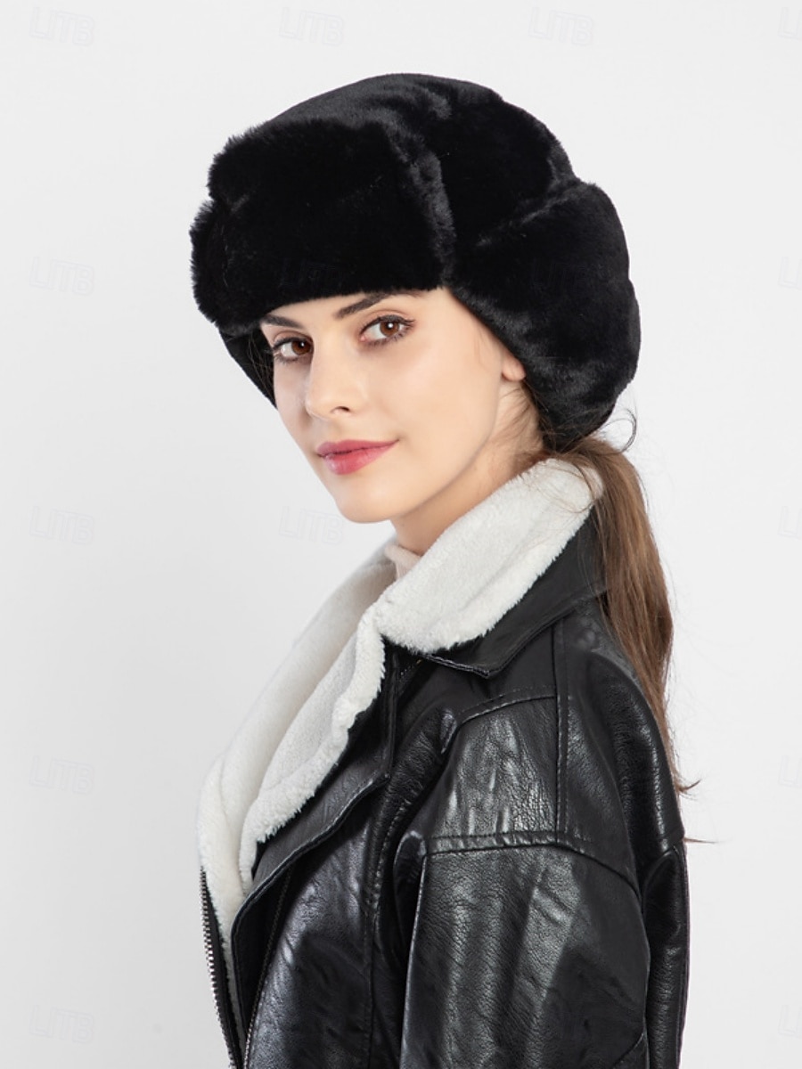 Damen Hut Wintermützen Warm Straße Täglich Wochenende Einfarbig Einfarbig 2026 - $22.99 –P4