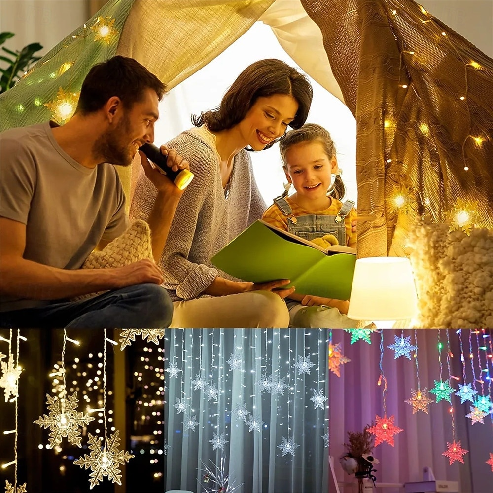 1 ks 3,5 m světelná řetězová svítidla motýl sněhová vločka LED pohádková svítidla na zavěšení LIGHT festivalové svítidlo svatební lampy AC 110V/220V EU/US/UK/AU zásuvka 2026 - $19.99 –P5