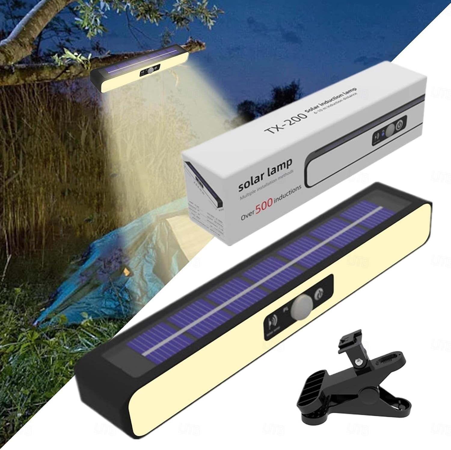 Настенные солнечные светильники с водонепроницаемым корпусом, уличные светильники для ограждений, переносные светильники безопасности на солнечных батареях для ограждений, гаражей, кемпингов 2026 - $15.49 –P6