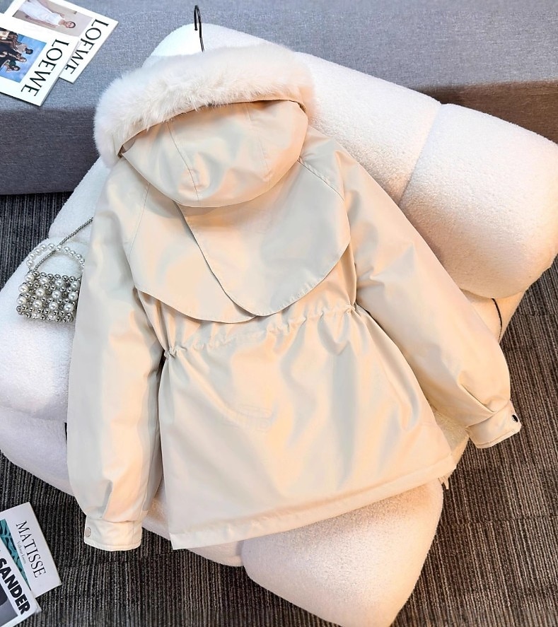 Γυναικεία Χειμερινό παλτό Αδιάβροχη Αντιανεμικό Τσέπη Γούνινος γιακάς Καθημερινά Causal Κανονικό Με Κουκούλα Κανονικό Μακρυμάνικο Εξωτερικά ενδύματα Μαύρο Καφέ Χακί Φθινόπωρο Χειμώνας 2026 - $45.99 –P3