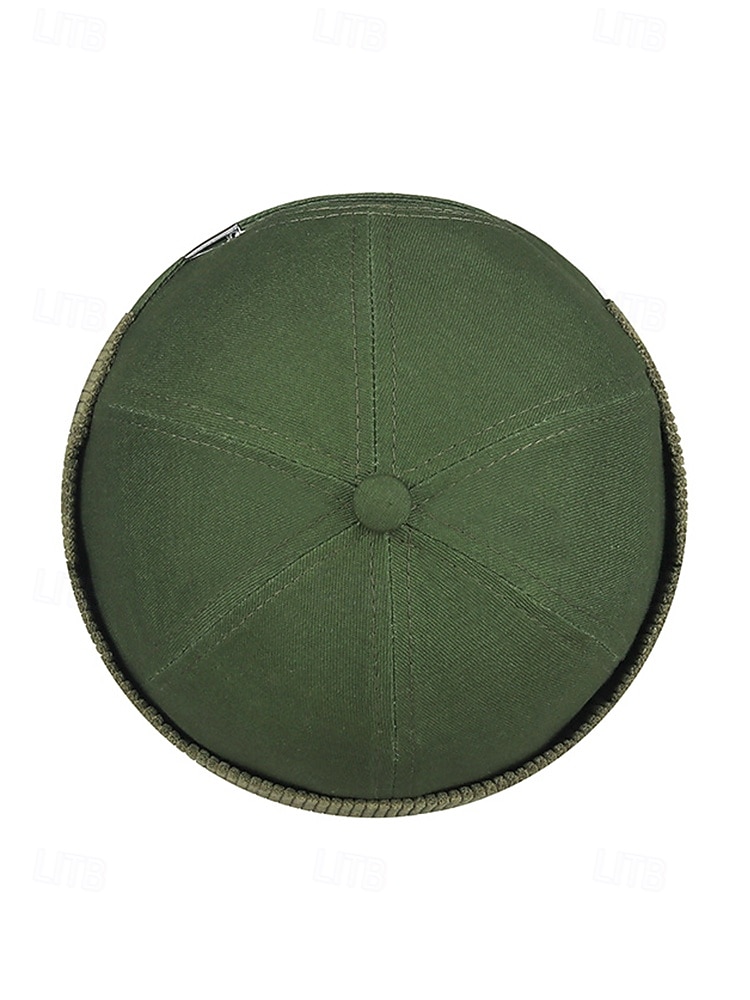 Julegavelue til menn, flerfarget polyestermateriale med ribbestrikkdetaljer, stilig vintertilbehør for fritidsklær og høytidssamlinger 2026 - $11.99 –P6