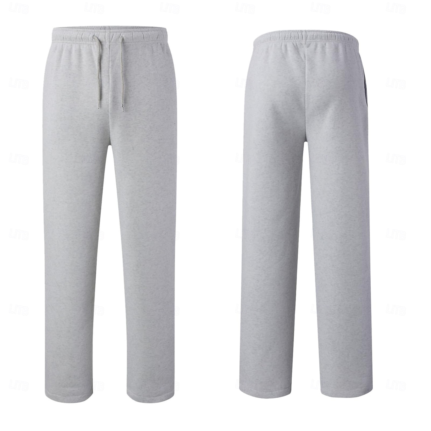 Homme Joggings Jogging à Jambes Larges Pantalons Pantalon de survêtement ouvert en bas Cordon de serrage Taille Élastique Jambe Droite Uni Respirant Longueur complète Sport en Plein Air Occasionnel de 2025 ? $17.99 –P8
