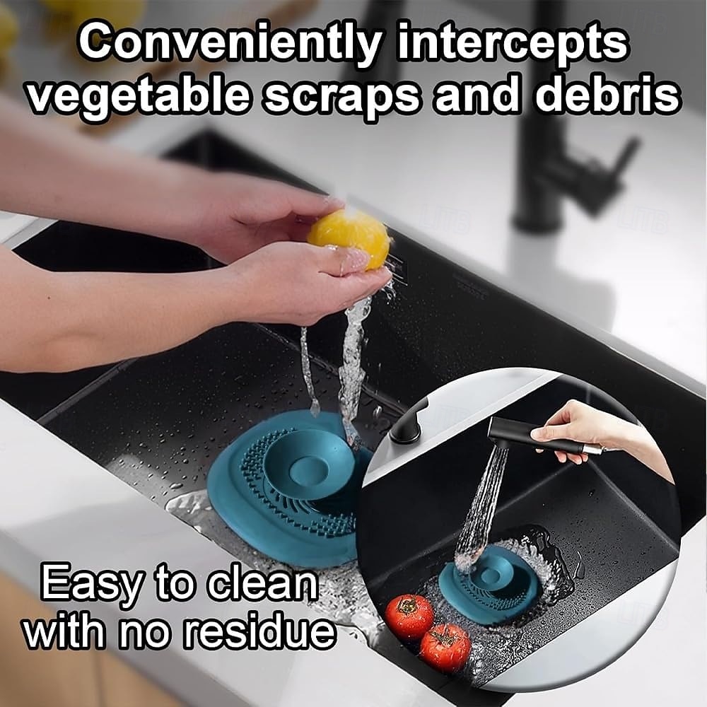 siliconen vloerafvoer - badkamerarmatuur met haarvanger badstop gootsteenzeeffilter - voor afvoeren kranen douches - thuis &tuinaccessoires 2026 - $9.99 –P3