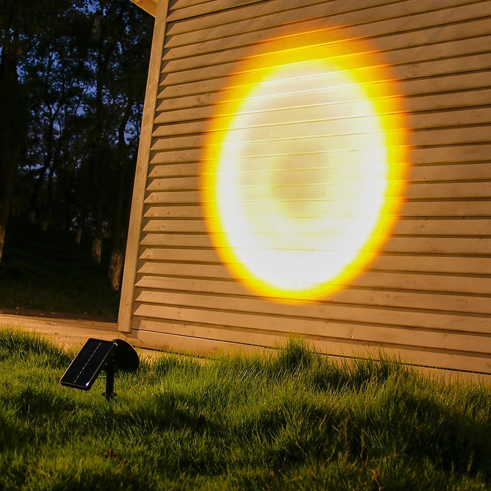 Luces solares para árboles, focos exteriores, apliques impermeables para exteriores, iluminación de patios y jardines, luces solares de atardecer, luces navideñas para el hogar, patio, garaje, césped 2025 - $21.99 –P1