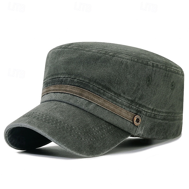 Pánské PLacatá čepice Kšiltovka Sluneční klobouk Trucker Hat Černá Námořnická modř Bavlna Módní Na běžné nošení ulice Denní Bez vzoru Nastavitelná Proti sluci Prodyšné 2026 - $8.49 –P5