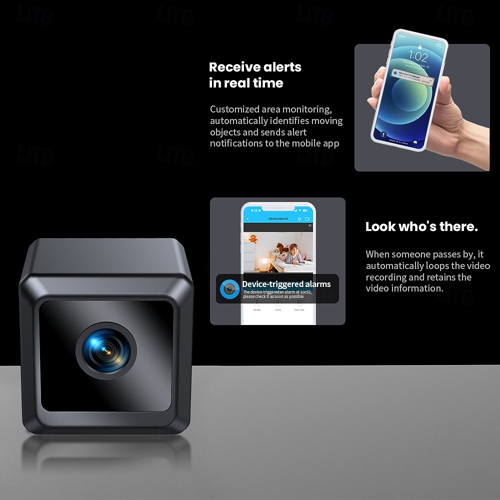 1080P Spy Camera WiFi Camera Hidden Home Security Nanny Cam with Phone App Control Mini Small Cam Night Vision Motion Detection Video Recording 2025 - $24.99 –P1