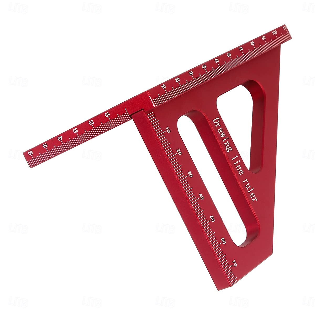 3D Multi-Angle Measuring Ruler Χάρακας διάταξης τετραγωνικής ταχύτητας Κράμα αλουμινίου Φορητά Εργαλείο Κατασκευής Ξυλουργικής 11 cm 45/90 ° 2025 - $12.99 –P6