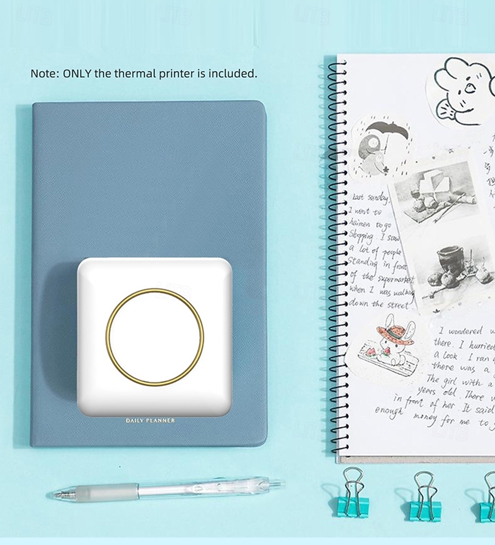 2025 NEW Sticker Printer C20 Fun Print Pod Mini Bluetooth Portable Sticker Maker with Rolls Paper Print Pods Mini Printer 2025 - $25.99 –P13