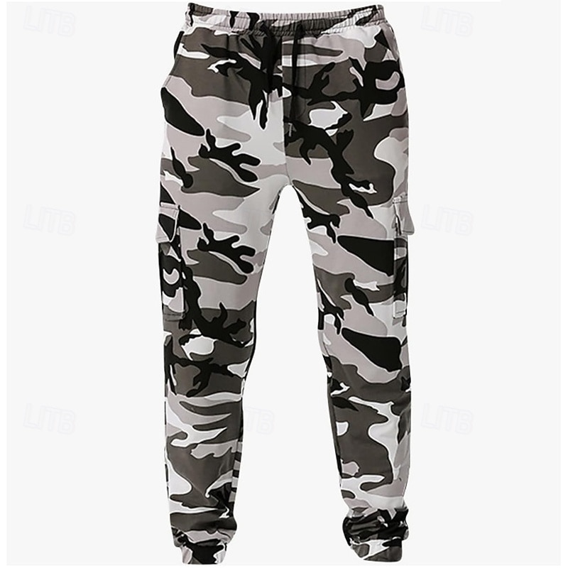 Per uomo Pantaloni della tuta con risvolto Pantaloni Cargo pantaloni sportivi Coulisse con tasche Vita Alta Pantaloni Palestra Athleisure Allenamento Primavera Autunno Elastico Palestra Allenamento del 2026 a $27.99 –P14