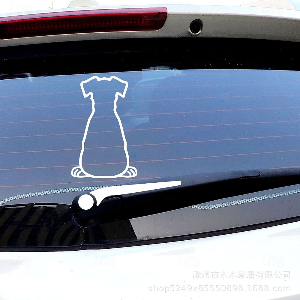 αυτοκόλλητο παραθύρου αυτοκινήτου γάτας και σκύλου δημιουργικό αφαιρούμενο αυτοκόλλητο με μοτίβο ζώων αστεία διακόσμηση κατοικίδιων ζώων για πίσω παράθυρο αυτοκινήτου σαλόνι διακόσμηση τοίχου σπιτιού 2025 - $6.49 –P6