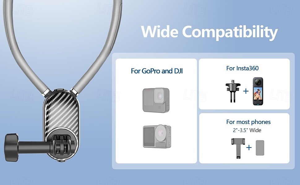 Neck-hanging phone mount for first-person perspective shooting chest-mounted stabilizer for outdoor sports filming anti-shake accessory 2026 - $25.99 –P1