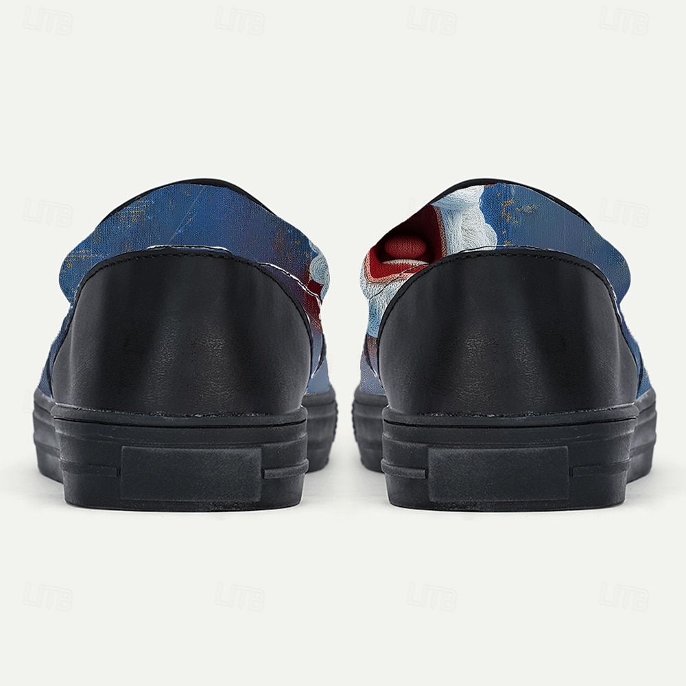 Ανδρικά χριστουγεννιάτικα sneakers με γραφικά Άγιου Βασίλη – διασκεδαστικό τρισδιάστατο πρόσωπο Άγιου Βασίλη, άνετο, casual στυλ, ιδανικό για χριστουγεννιάτικα πάρτι και χριστουγεννιάτικες γιορτές 2026 - $42.99 –P4