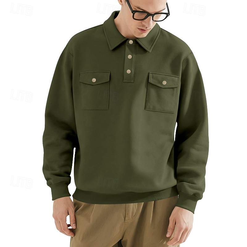 Hombre Sudadera Gris Claro Diseño Plano Bolsillo Diario Deporte Festivos Poliéster Ropa de calle Básico Casual Primavera & Otoño Ropa Sudaderas con capucha Sudaderas Manga Larga 2026 - $24.99 –P17