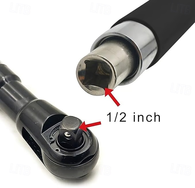 6 az 1-ben eltolt hosszabbítókulcs, elektromos racsnis kulcs levehető adapterrel, kompatibilis 1/2", 1/4" és 3/8" dugókulcsokkal, akkus ütvecsavarozó hosszabbító rúd autószerelő szerszámokhoz 2026 - $84.99 –P14