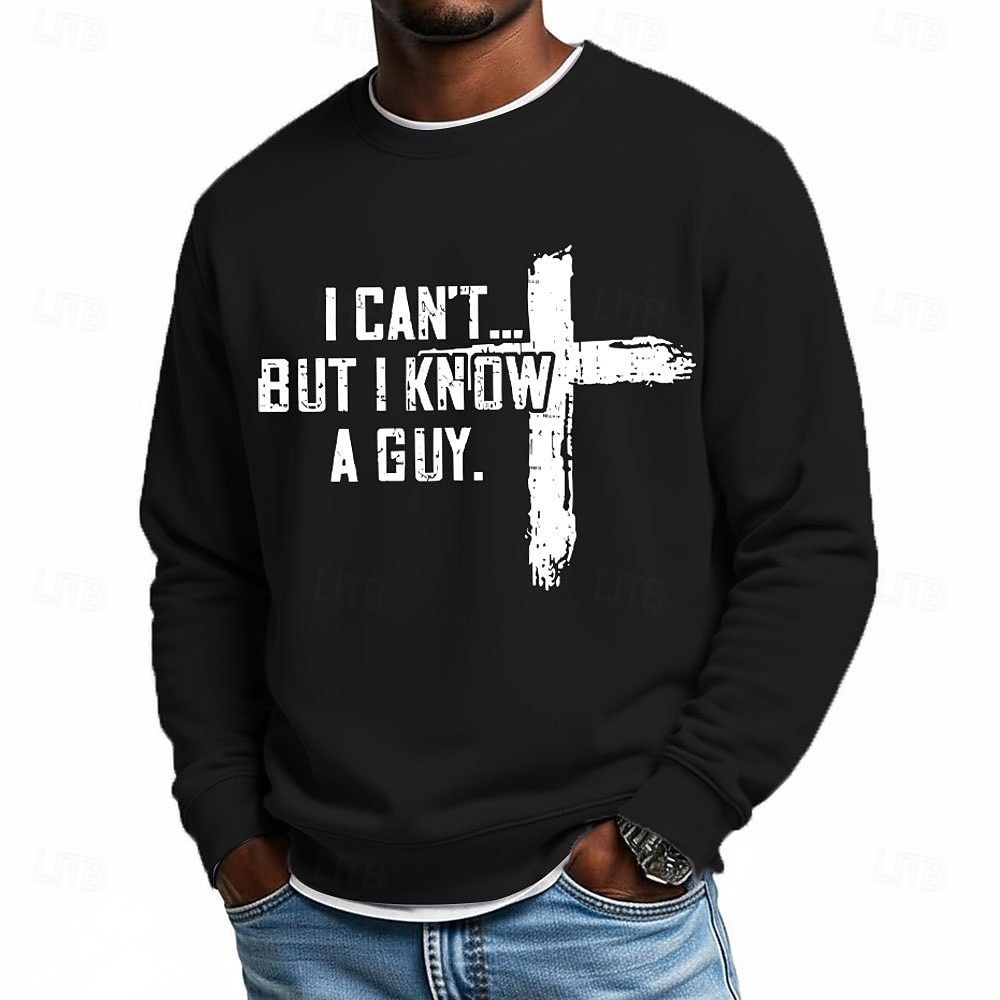 Herren Jesus Glaube Pullover Mode Täglich Lässig Langarm Rundhalsausschnitt Heim Streetwear Sport im Freien Blau Hellblau Schwarz Gelb Rote Rundhalsausschnitt 3D Ganzjahres Designer S M L XL XXL XXXL 2026 - $28.99 –P7
