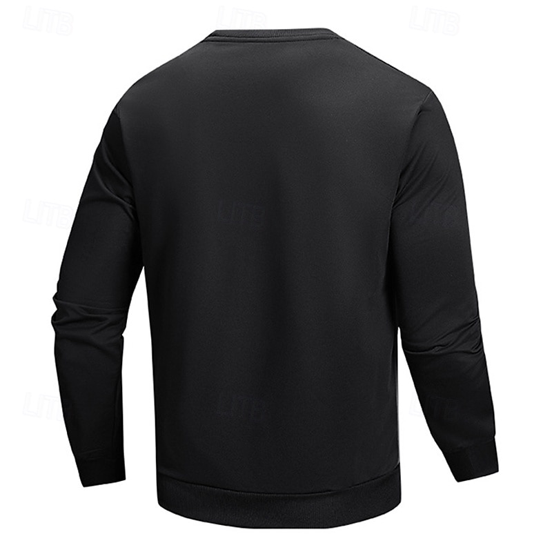 Men's Sweatshirt Pullover Blue Red Royal Blue Green Gray Crew Neck Plain Casual Daily Sports & Outdoor Polyester Streetwear Cool Sportswear Spring &  Fall Clothing Apparel Hoodies Sweatshirts  Long 2026 - $18.49 –P7