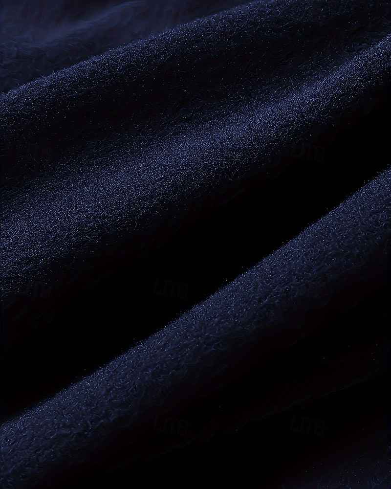 Bărbați Mată Topuri pulover Top din fleece cu strat de bază Lenjerie Termică Toamna iarna Manșon Lung Îmbrăcăminte Atletică Cald Sală de fitness Drumeție Alergat A face exerciţii fizice Yoga Negru 2026 - $40.99 –P12
