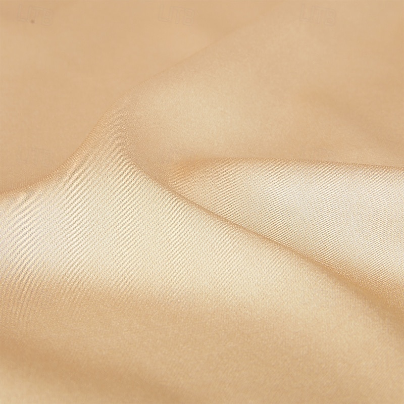 Pánské Košile Hedvábí jako Saténová košile Košile pro volný čas Bez vzoru Formální Svatební Černá Fialová Námořnická modř Zlatá Dlouhý rukáv Nabíraný krk Jaro & podzim Celý rok Oblečení Nabírané šaty 2026 - $25.99 –P11