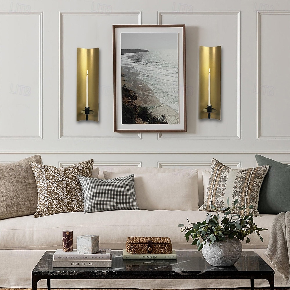 Elegant Wall Decor Metal Candle Holder Wall Sconce for Living Room Home Decor European Design 2026 - $25.99 –P8