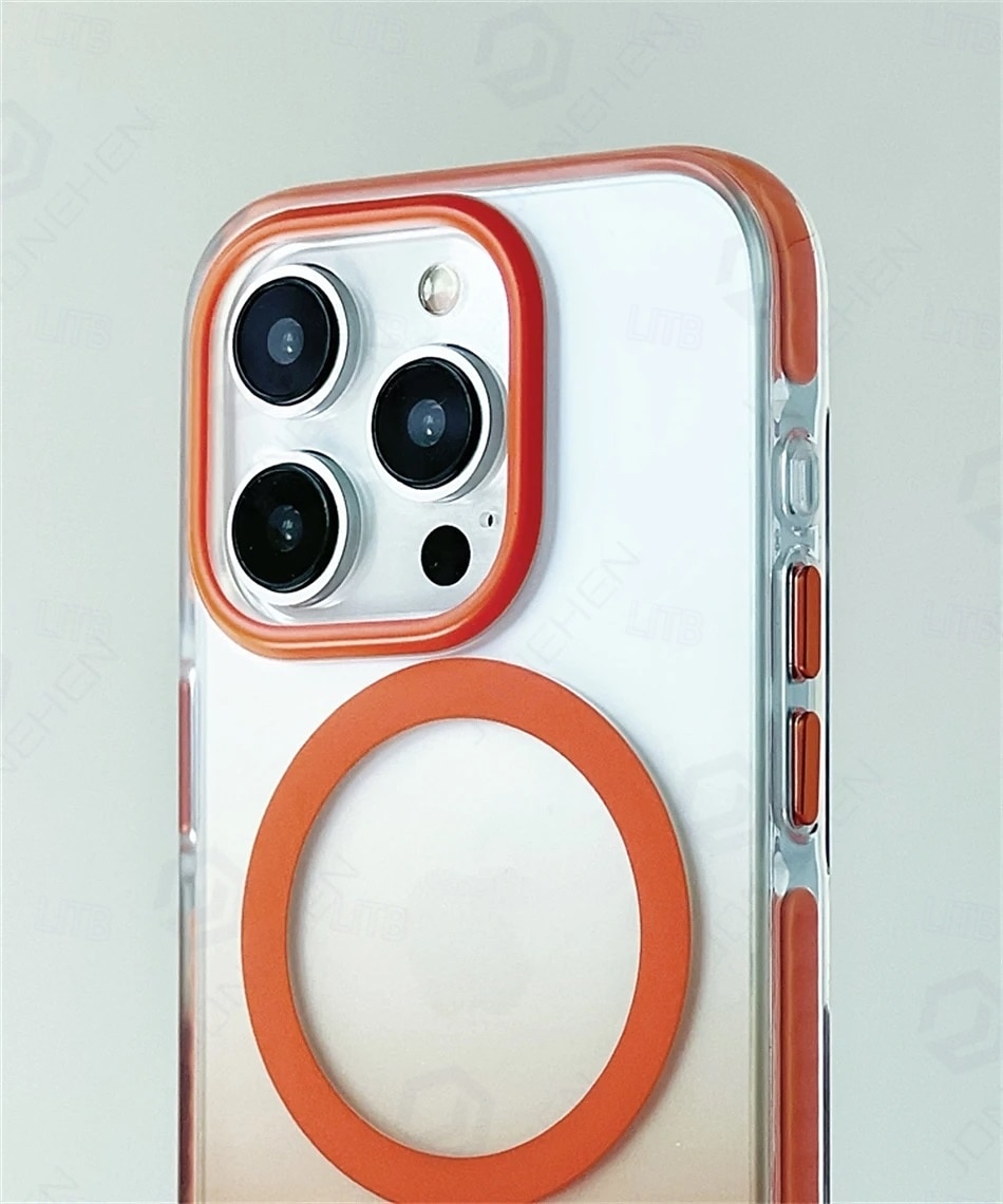 Luksuriøst gradient, eksklusivt matt, klart, sterkt magnetisk, støtsikkert deksel til iPhone 17 Air, 16, 15, 14 Pro Max, 17P, for MagSafe-ladedeksel 2025 - $16.99 –P10