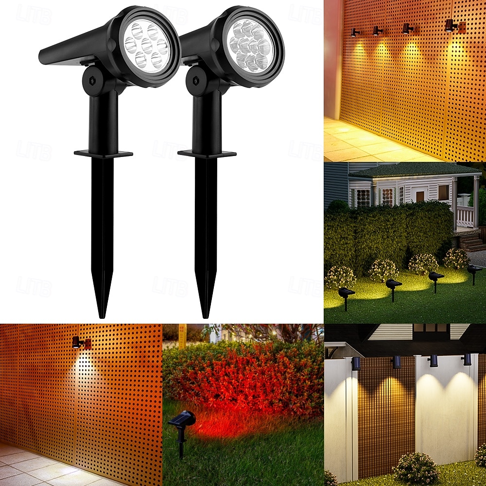 Aurinko Puutarhan Spotlight Ulkona Kestävä Tulvat Valot 7/10LED puutarhapuu ja kasvi Maisemavalot Puisto Autotalli Piha Polkuvalaistus 2026 - $19.99 –P2