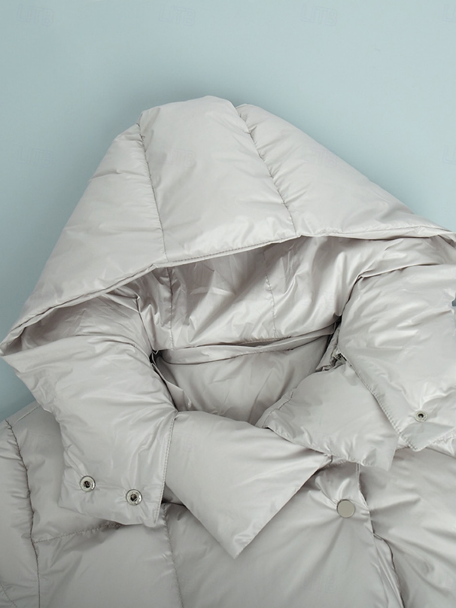 Naisten Anorakki Mukava Hengittävä Tasku Napit Vapaa-aika Tavallinen Loma Katu Kausaliteetti Arki-asut Vetoketju Normaali Hupullinen Normaali Pitkähihainen Päällysvaatteet Musta Armeijan vihre 2026 - $121.99 –P1