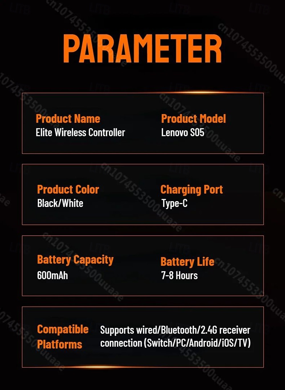 Игровой контроллер Lenovo S05 RGB беспроводной геймпад джойстик с эффектом Холла для Switch/2/OLED/Lite ПК iPhone Android телефонов подарок на День Святого Валентина 2026 - $64.99 –P15