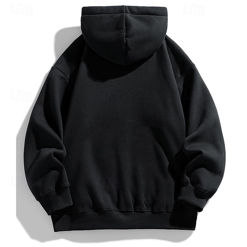 Per uomo Felpa con cappuccio Felpa con cappuccio a zip intera Aalbicocca Nero Bianco Vino Blu marino Con Cappuccio Semplice Coulisse Con zip Tasca Sport & Outdoor Quotidiano Ferie Poliestere del 2025 a $28.99 –P7