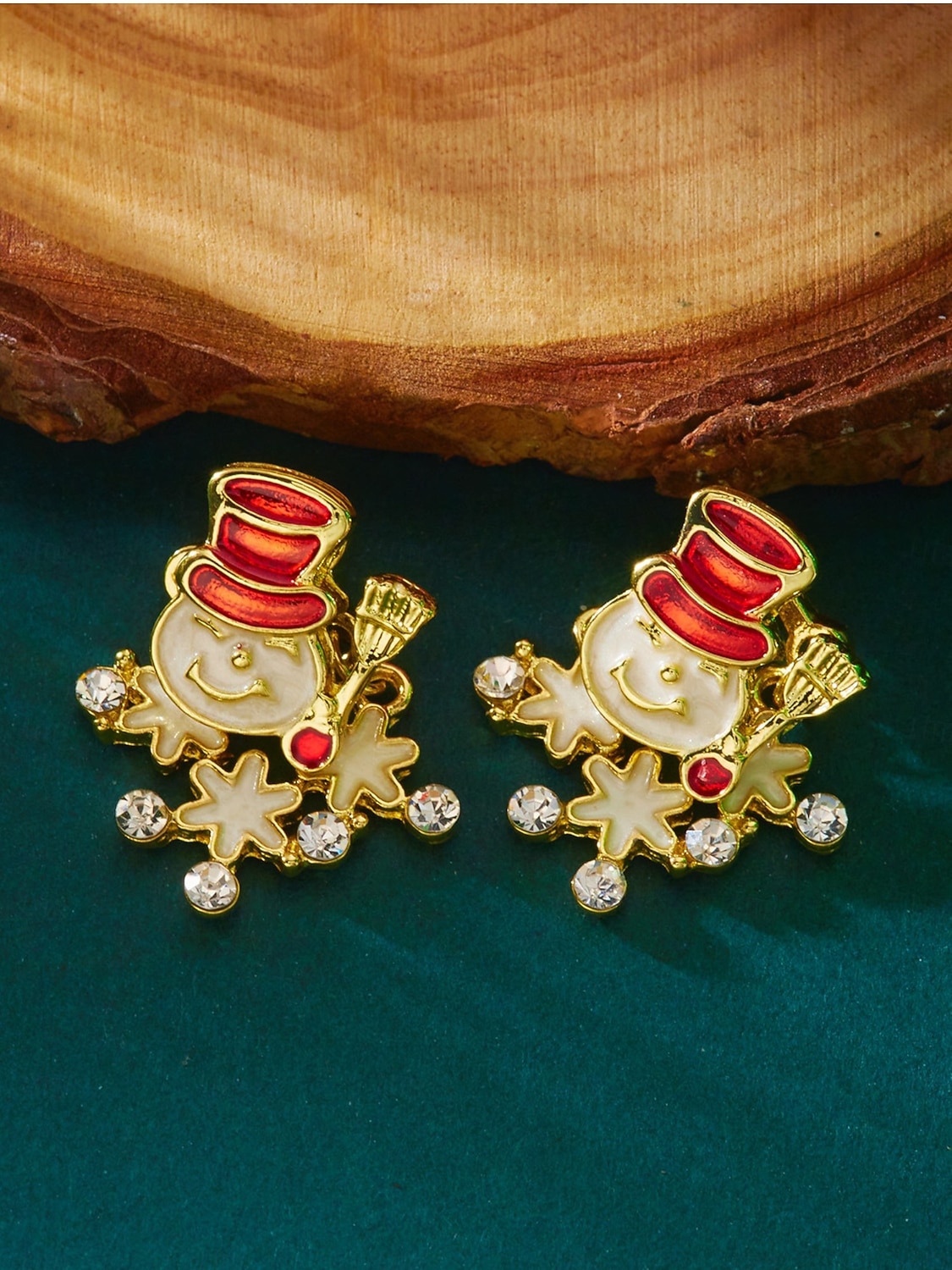 Naisten jouluiset rusettikorvakorut kimaltelevalla punaisella viimeistelyllä, juhlava lomakoru joulujuhliin, lahjaidea 2026 - $7.99 –P10