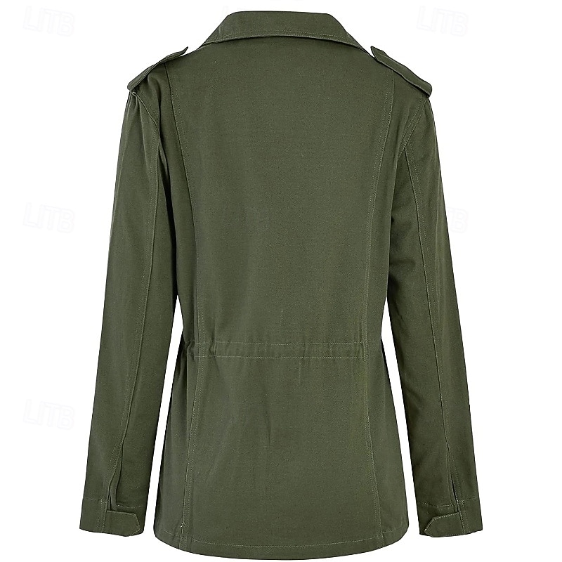 Pentru femei Palton de iarnă Jachetă Sacou Comfortabil Fermoar Buzunar Casual Simplu Vacanță Casual Purtare Zilnică Ieșire Regulat Guler de stand Fit regulat Manșon Lung Îmbrăcăminte exterioară Negru 2026 - $45.99 –P11