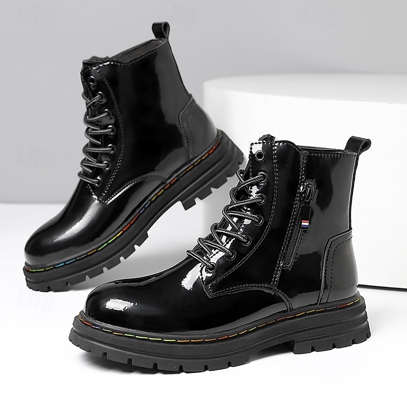 Miesten Bootsit Maiharit Kävely Vintage Päivittäin PU Mukava Säärisaappaat Nauhat Musta Keltainen Syksy Talvi 2026 - $64.99 –P2