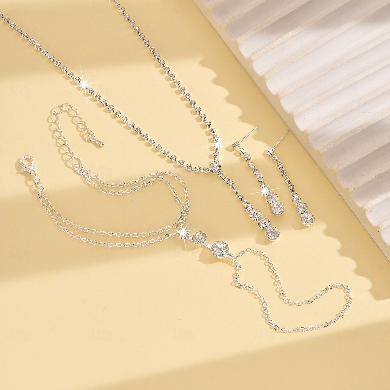 Per donna Set di gioielli da sposa Argento Lega Moda Forma irregolare del 2026 a $11.99 –P3