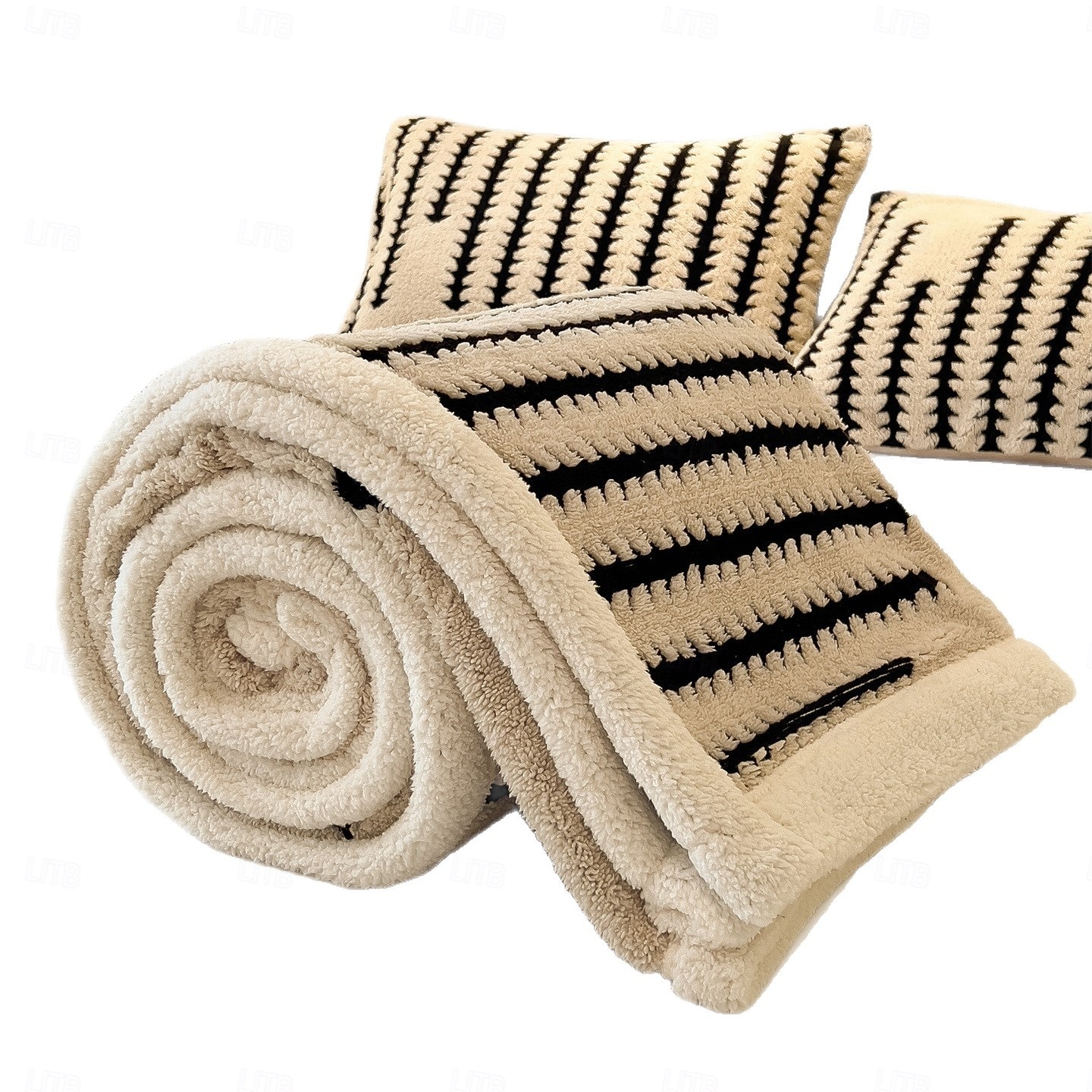 Gruby, ciepły flanelowy koc dwustronny, miękki polarowy, do biura, łóżka, sofy, klimatyzacji 2026 - $23.99 –P3