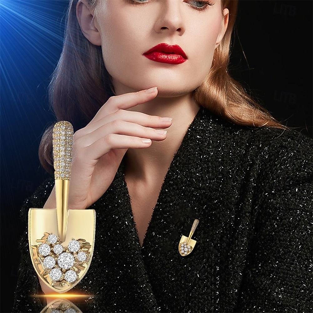 Broschen Geometrisch Kreativ Mode Niedlich Personalisierte Einfach Brosche Schmuck Gold Für Hochzeit Party Geschenk Verlobung Abschlussball Festival 2026 - $16.49 –P5