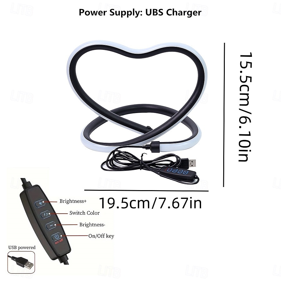 Настольная лампа / лампа для чтения / прикроватная лампа, регулируемая, современная, в скандинавском стиле, с питанием от постоянного тока и USB, для спальни / кабинета / офиса, металлический / 2026 - $68.99 –P10