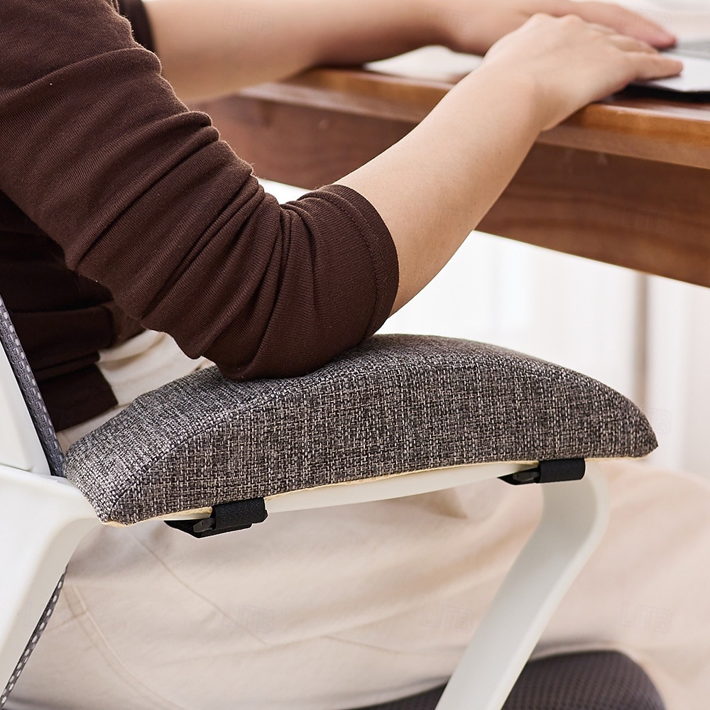Poduszka podłokietnika na krzesło biurowe, poduszka podłokietnika na krzesło biurowe, zmywalny pokrowiec, gruba ergonomiczna poduszka na łokcie, wyściółka podłokietnika do jadalni 2026 - $17.99 –P1
