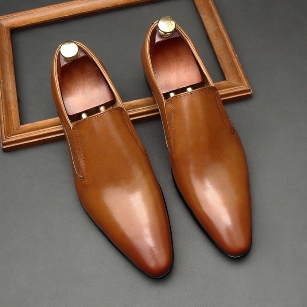 Mocasines de piel para hombre con detalle de borlas: calzado elegante y cómodo para bodas, reuniones de oficina y eventos nocturnos. 2026 - $139.99 –P2