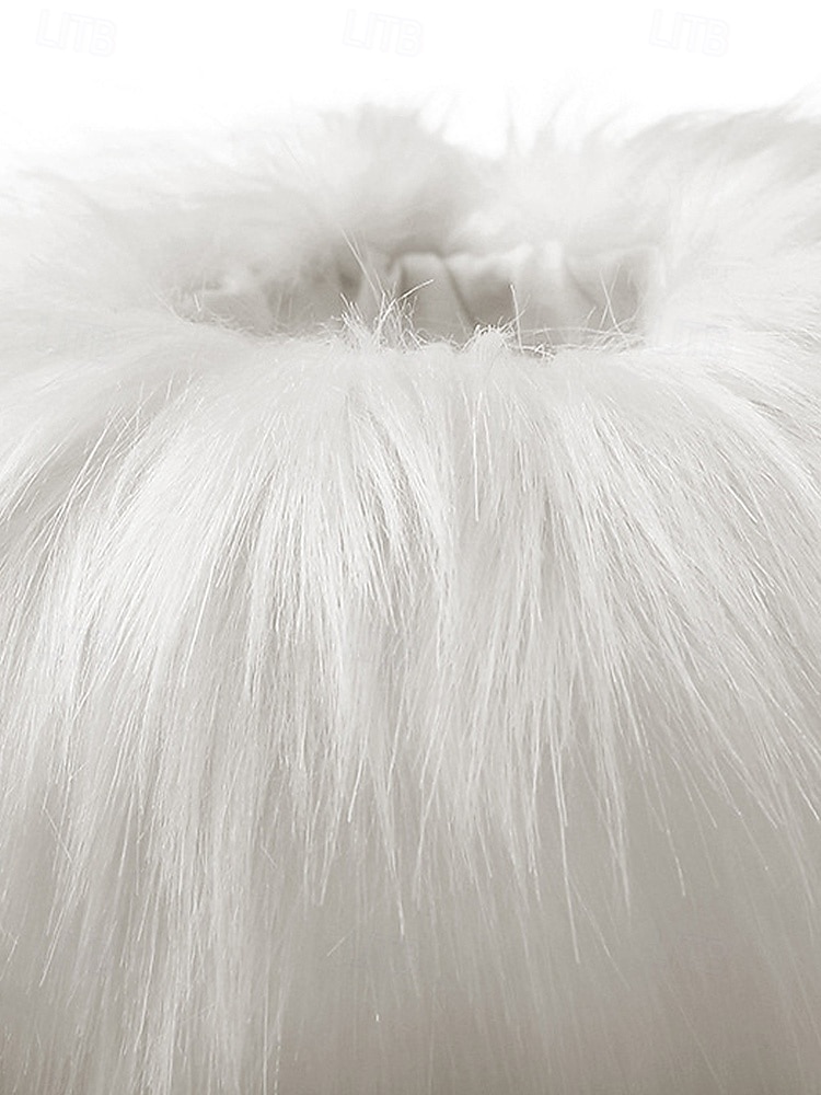 Jambières en fausse fourrure pour femmes, couvre-bottes moelleux jusqu'aux genoux, accessoires de costumes de fête d'hiver élégants, tenues de Noël et de vacances de 2025 ? $14.99 –P10