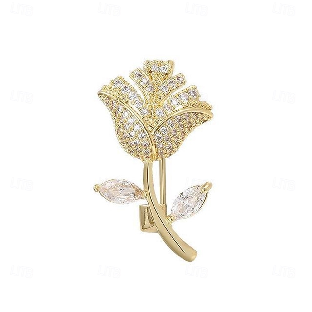 Broschen Blume Mode Luxus Brosche Schmuck Gold Für Hochzeit Party Geschenk Verlobung Abschlussball Festival 2026 - $17.49 –P5