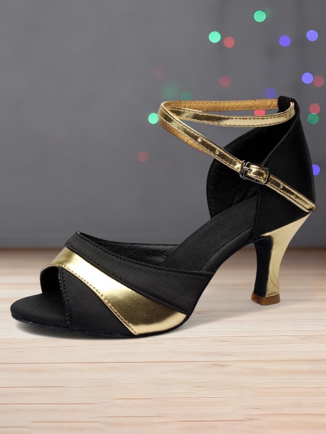 Women's Black and Red Professional Latin Dance Shoes, Strappy Open-Toe Ballroom Heels, Elegant Performance & Practice Shoes for Salsa and Tango Dancers 2026 - $29.99 –P3