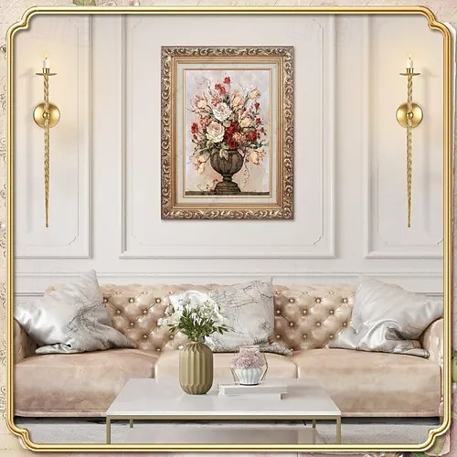 Настенный подсвечник 1 шт. / 2 шт. большой витой подсвечник для свечей настенный металлический подсвечник для столовой, гостиной, офиса, спальни 2026 - $22.99 –P1