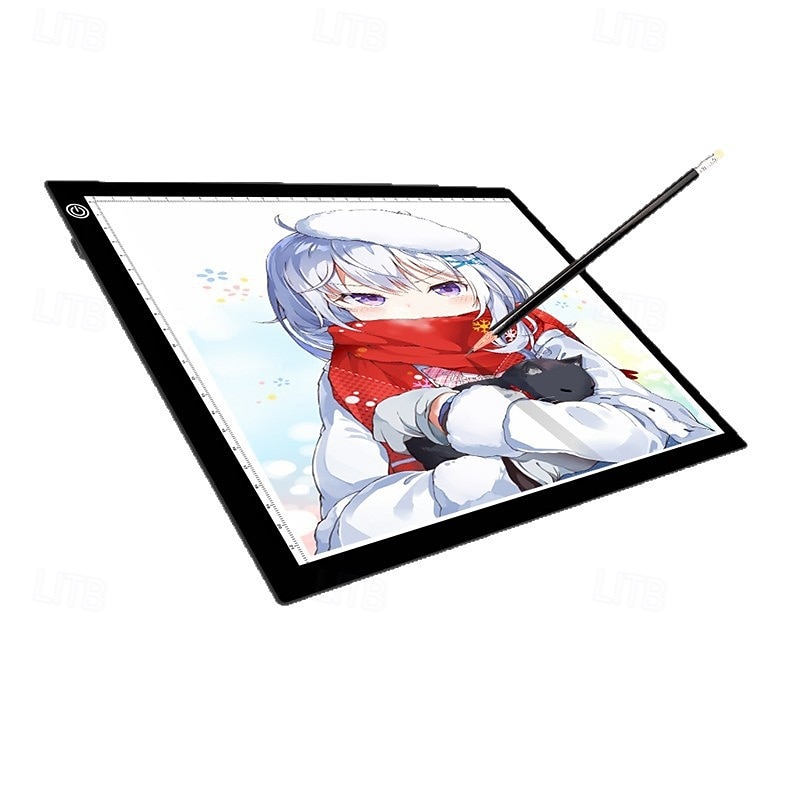 Cutie luminoasă portabilă A4 ultra-subțire cu LED-uri, cu luminozitate reglabilă, pad de trasare artistică cu LED-uri pentru desen, schițe, animații, șablon și pictură cu diamant 5D 2026 - $19.99 –P3